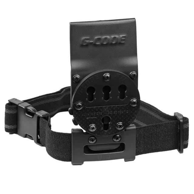 G-Code GCA200 STATIC GRIP RTI Optimal Drop Plastic Buckle Pistol Platform Black - G-Code