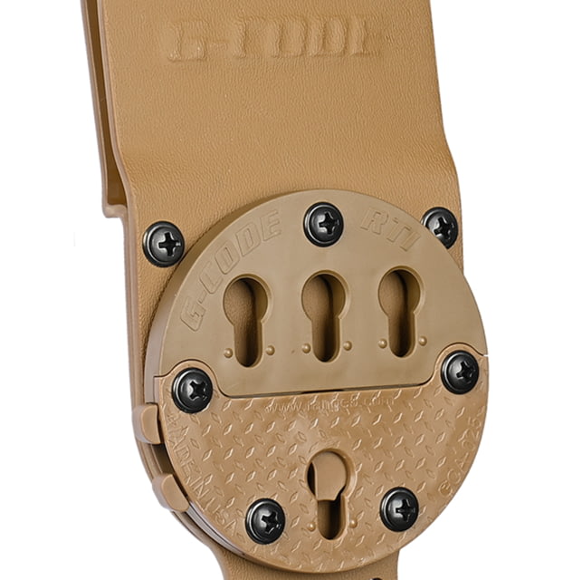 G-Code GCA200 STATIC GRIP RTI Optimal Drop Plastic Buckle Pistol Platform Tan