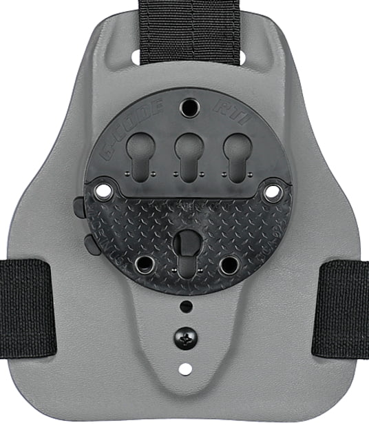 G-Code MULE ISS Carry Platform w/ Cobra Buckle Leg Strap Grey - G-Code Holsters