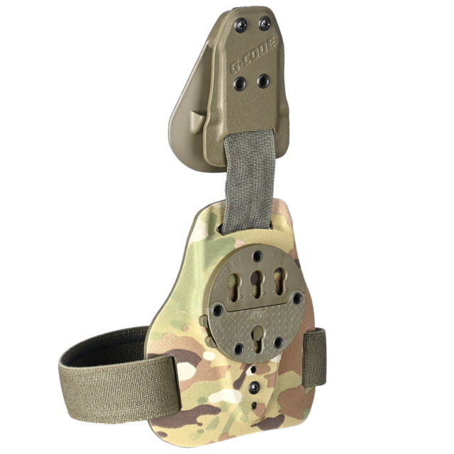 G-Code MULE ISS Carry Platform w/ Cobra Buckle Leg Strap Multicam Green - G-Code Holsters