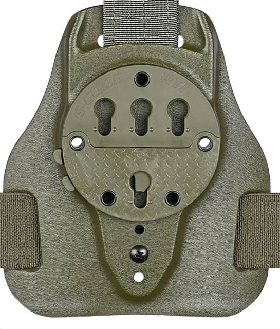G-Code MULE ISS Carry Platform w/ Cobra Buckle Leg Strap Ranger Green - G-Code Holsters