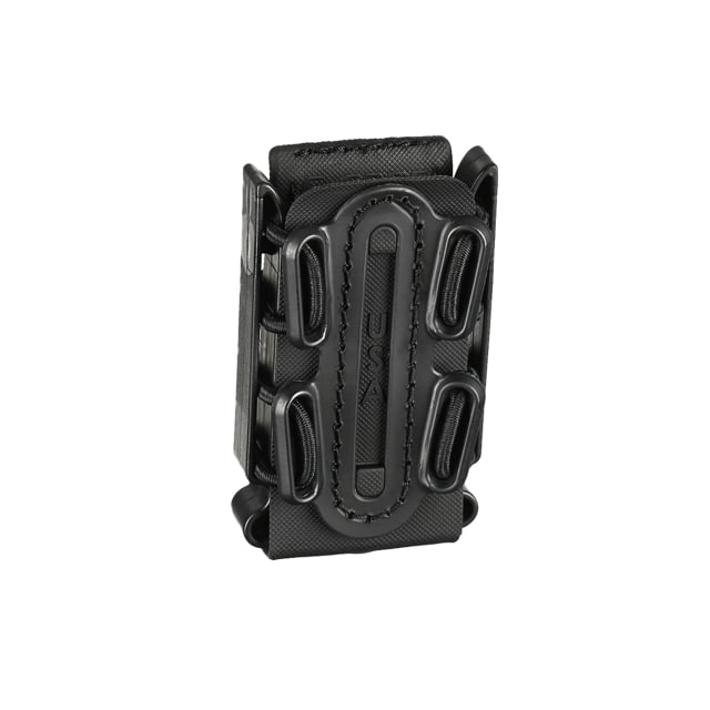G-Code Pistol Soft Shell Scorpion Mag Carrier w/ P1/P2/P3 Molle and Belt Mounts Ambidextrious Black Frame/Black Shell Short