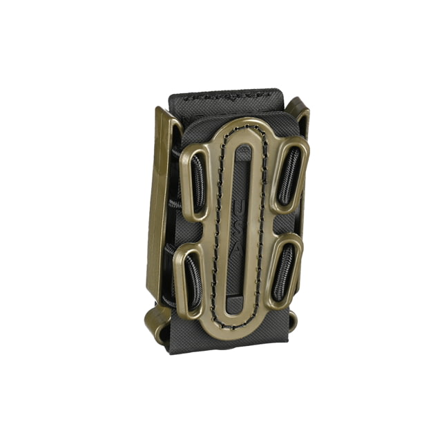 G-Code Pistol Soft Shell Scorpion Mag Carrier w/ Belt Loop Ambidextrious OD Green Frame/Black Shell Short SS-P2-LOOP-GNBK