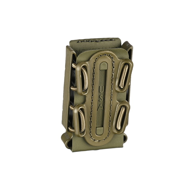 G-Code Pistol Soft Shell Scorpion Mag Carrier w/ P1/P2/P3 Molle and Belt Mounts Ambidextrious OD Green Frame/OD Green Shell Short