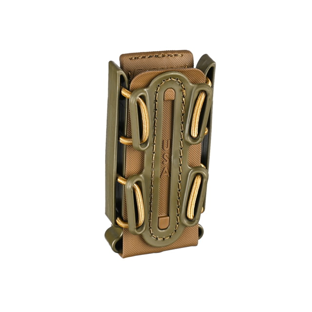 G-Code Pistol Soft Shell Scorpion Tall Mag Carrier w/ Cobra Paddle Ambidextrious OD Green Frame/Tan Shell Tall SS-P1-COBRA-GNTN