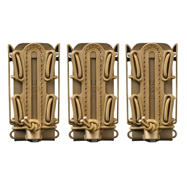 G-Code Pistop Soft Shell Scorpion Tall Mag Carrier w/ P1/P2/P3 Molle and Belt Mounts Pack of 3 Ambidextrious Tan Frame/Tan Shell Tall - G-Code Holsters