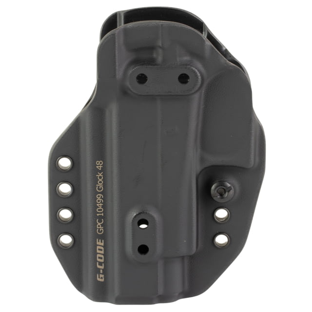 G-Code Prime Carry Kydex OWB Belt Holster Glock 48/48 MOS Ambidextrous Black