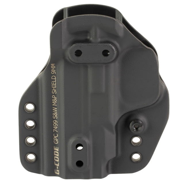 G-Code Prime Carry OWB Belt Holster Smith & Wesson M&P Shield Black