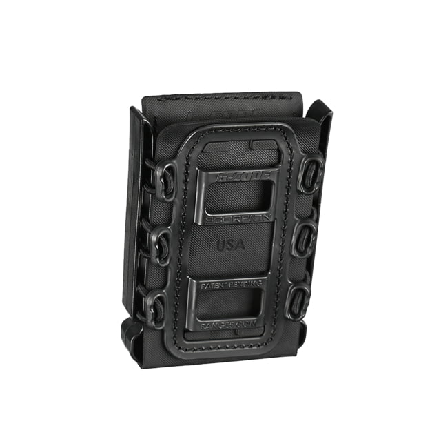 G-Code Rifle Soft Shell Scorpion Mag Carrier w/ R1/R2/R3 Molle and Belt Mounts Black Frame/Black Shell Rifle