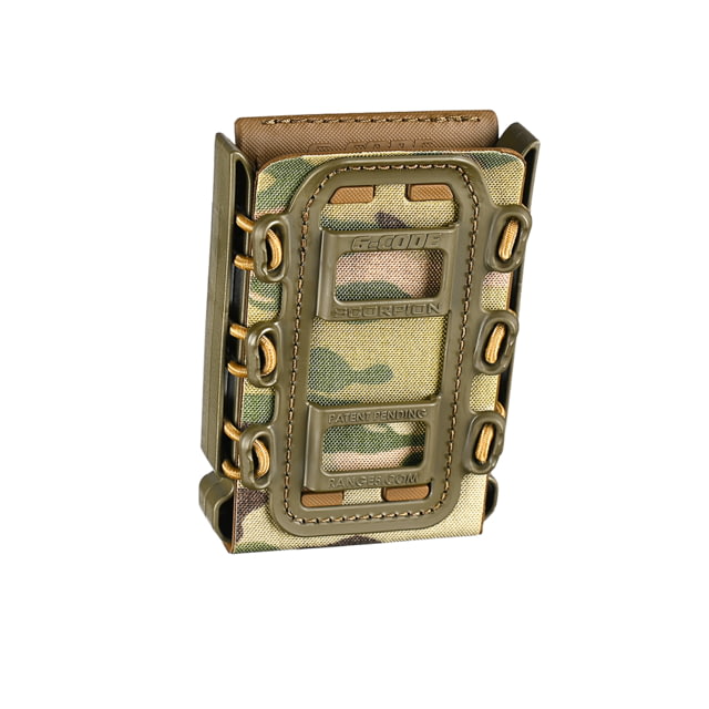 G-Code Rifle Soft Shell Scorpion Mag Carrier w/ R1/R2/R3 Molle and Belt Mounts Green Frame/Multicam Green Shell Rifle