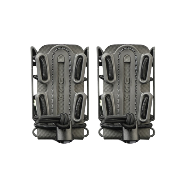 G-Code Soft Shell Scorpion Pistol Magazine Carrier Pack of 2 ShortP1/P2/P3 Molle and Belt Mounts Ambidextrious Grey On Grey Grey Frame/Grey Shell - G-Code