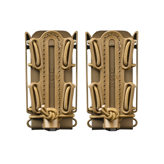G-Code Soft Shell Scorpion Pistol Magazine Carrier Pack of 2 Tall P1/P2/P3 Molle and Belt Mounts Ambidextrious Tan On Tan Tan Frame/Tan Shell Tall