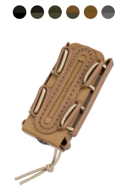 G-Code Soft Shell Scorpion Pistol Tall No Accessory Ambidextrious Green On Black SS-P1-NA-GNBK - G-Code