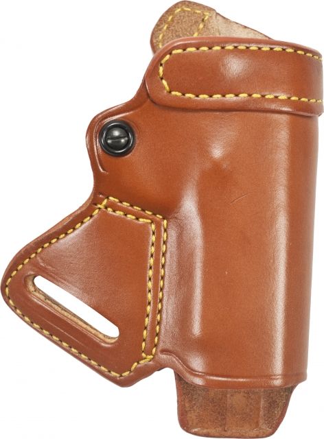 Gould & Goodrich Small of Back Concealment OWB Belt Holster 1911-Style 4.75-5in BBL Right Hand Chestnut Brown - Gould & Goodrich