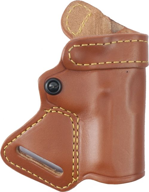 Gould & Goodrich Small of Back Concealment OWB Belt Holster 1911-Style 3-3.5in BBl Right Hand Chestnut Brown - Gould & Goodrich