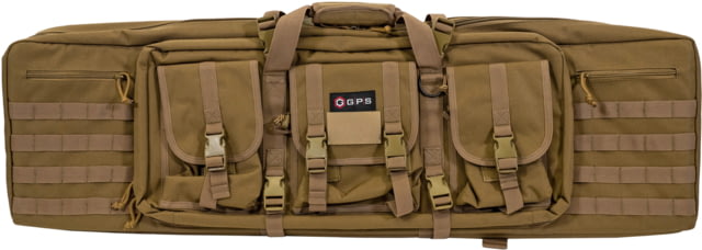 GPS Double Rifle Case Flat Dark Earth 600D Polyester 42 L X 1 DRC42-FDE