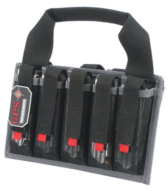 GPS Pistol Magazine Tote Black Holds 10 Pistol Mags