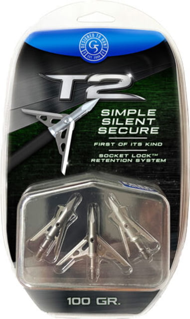 G5 Outdoors Ironwork 100 Grain Ballistic Match Point Practice Head 3 Pack Grey
