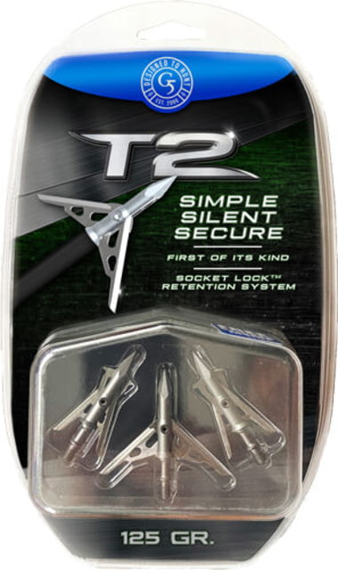 G5 Outdoors Ironwork 125 Grain Ballistic Match Point Practice Head 3 Pack Grey