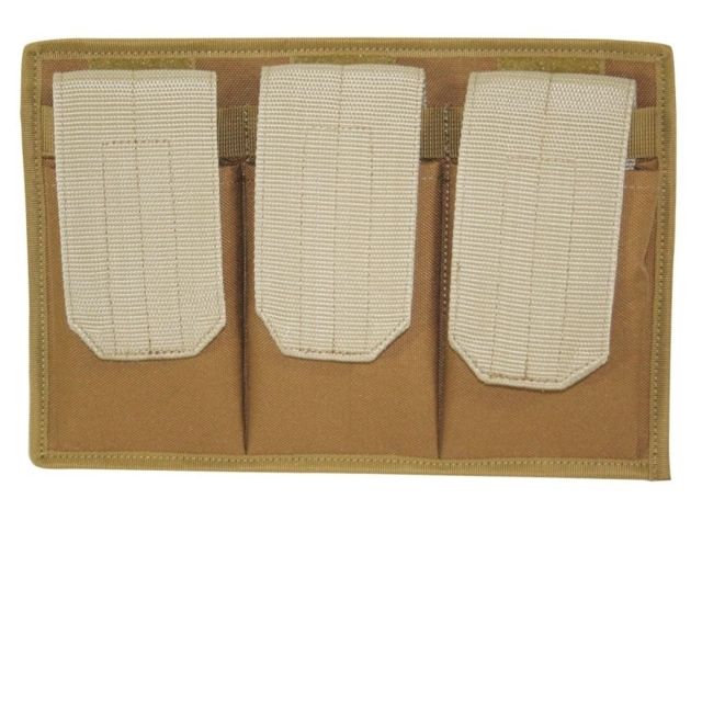 Galati Gear 3 Pocket Rifle Mag Pouch with Velcro Back Coyote Brown - Galati Gear