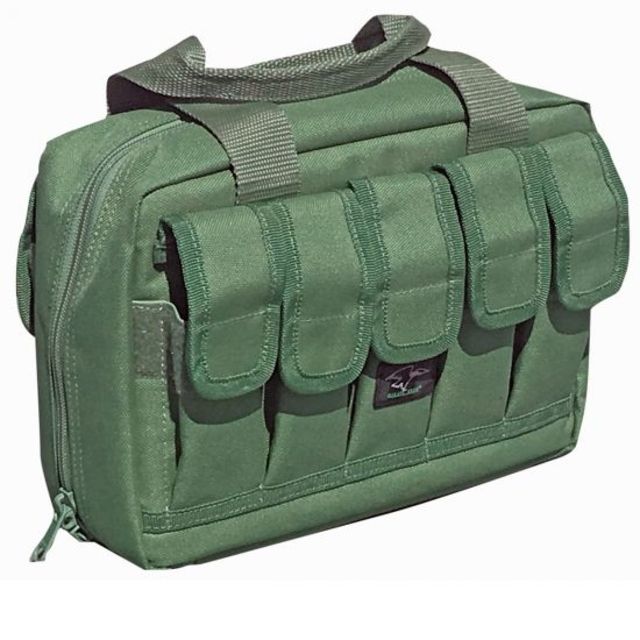 Galati Gear Double Pistol Case Olive Drab 12.5 x 3 x 8 in - Galati Gear