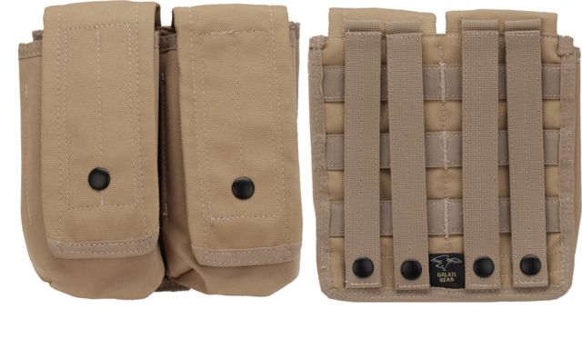 Galati Gear Mag Pouch 30 Round Tan Molle AR1-AK Double 105928 - Galati Gear