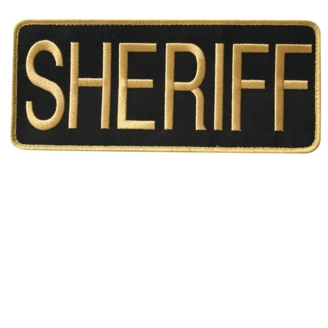 Galati Gear Sheriff Patch 4inx9in - Galati Gear