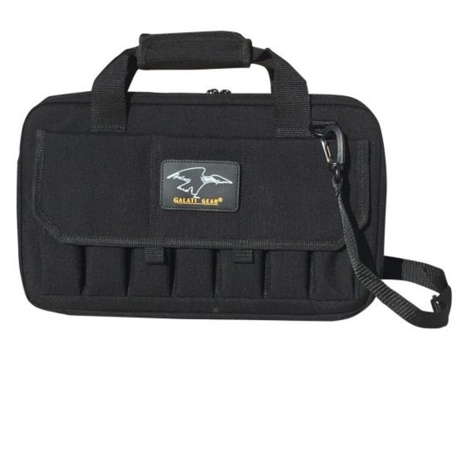 Galati Gear Tablet Pistol Pouch with Mag Pockets Black - Galati Gear