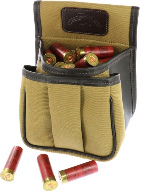 Galco Canvas & Leather Trap & Skeet Pouch 25 - Galco