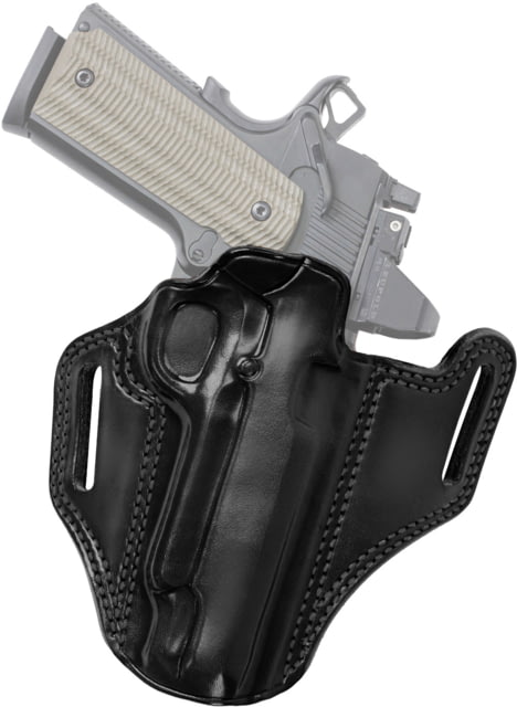 Galco Combat Master 2.0 Premium Steerhide OWB Belt Holster Glock 43 Glock 43X Left Hand Black - Galco