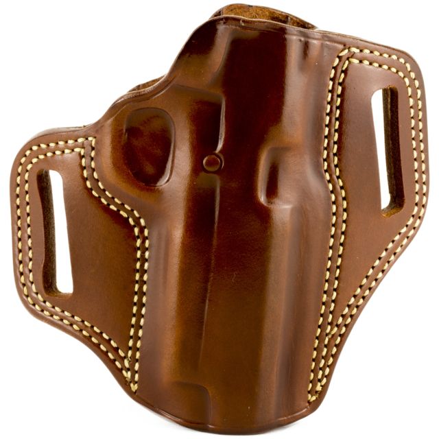 Galco Combat Master Leather Belt Holster Colt 1911 3.5in .45 ACP/Springfield Armory 1911 3.5in .45 ACP/Star Model PD Left Hand Tan - Galco