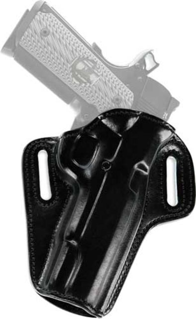 Galco Concealable Belt Leather Holster for Kimber 5 inch 1911 w/ Rail Black Right Hand - Galco