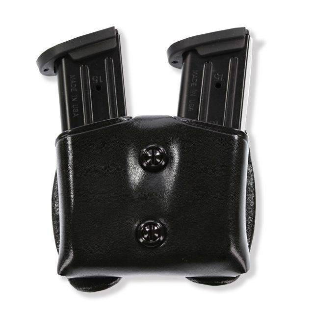 Galco Cop Double Mag Case - Ambidextrous - Black - Galco