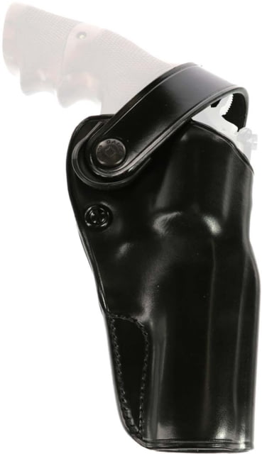 Galco DAO Strongside/Crossdraw Belt Holster Kimber K6S 4in Left Plain Black - Galco