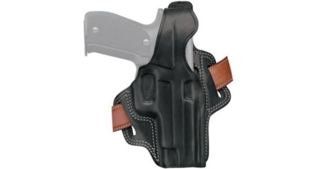 Galco Fletch High Ride Belt Leather Holster Heckler & Koch USP Compact .45 ACP Left Hand Black - Galco