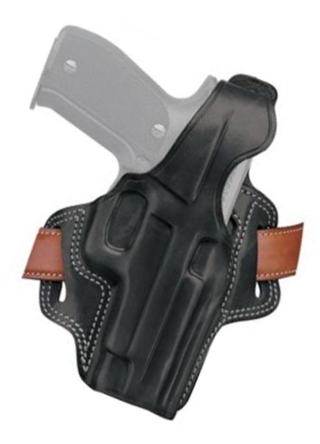 Galco Fletch High Ride Belt Holster SIG Sauer P232/SIG Sauer P230 Left Hand Plain Black - Galco