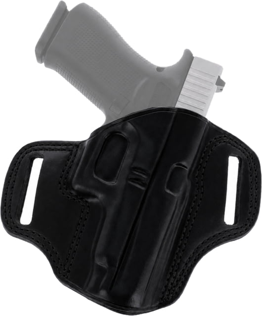 Galco Combat Master Premium Steerhide Belt Holster Springfield SA-35 4in Black Right