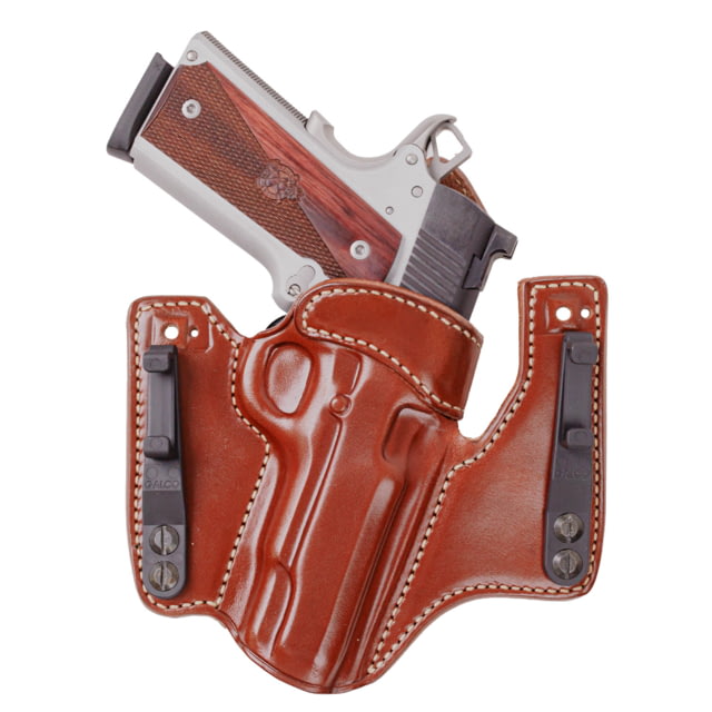 Galco V-Hawk Premium Steerhide IWB Holster Colt 4 1/4in 1911 KIMBER 4in 1911 Tan Left