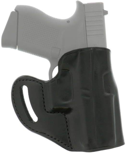 Galco Hornet Strongside/Crossdraw Premium Steerhide OWB Belt Holster Smith & Wesson Bodyguard 2.0 .380 Right Hand Black
