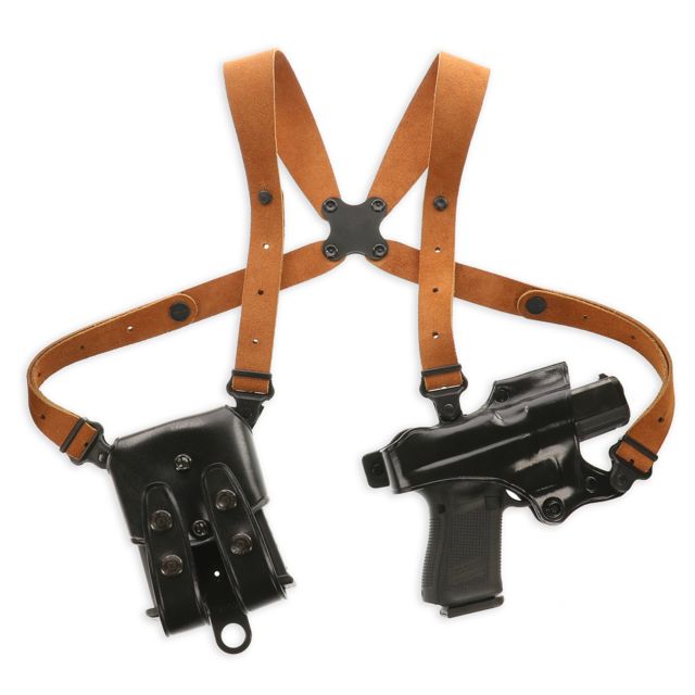 Galco Jackass Shoulder Leather Holster Left Hand Black - Galco