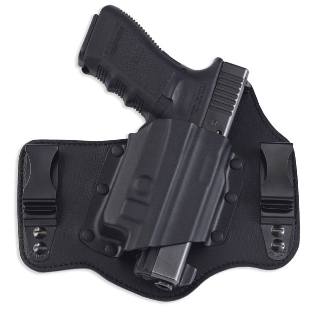 Galco Kingtuk Inside The Pants Leather Holster For Viridian w/ECRGlock 171922233132Right Hand Black - Viridian Weapon Technologies