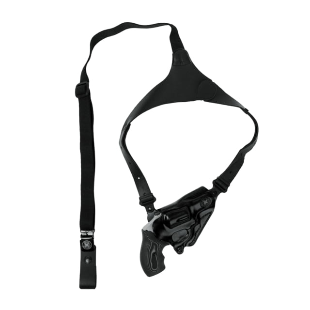 Galco Masterbilt Master Agent Rig Premium Steerhide Shoulder Holster Smith & Wesson J Frame M36 2in Right Black - Galco