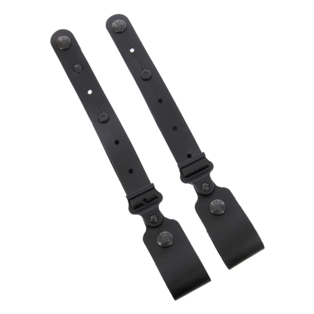 Galco Horizontal Shoulder System Tie Down Set 2.0 Full Grain Leather Ambidextrous Hand Black