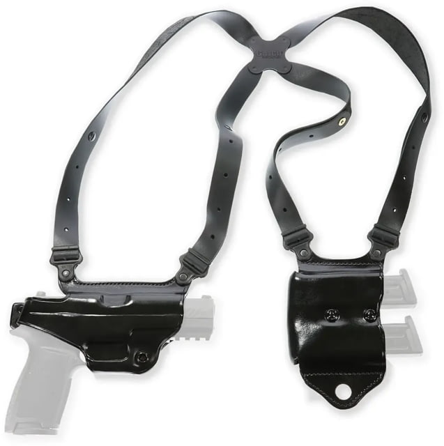 Galco Autos Miami Classic II Shoulder Systems Smith & Wesson M&P SHIELD .45 Right Hand Black - Galco