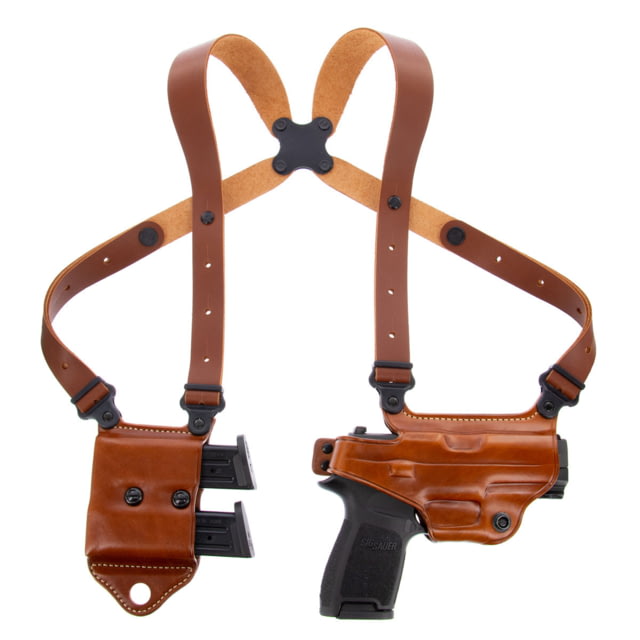 Galco Miami Classic Ii Shoulder System Autos, Sig-Sauer P365 Fuse, Sig-Sauer P365 X-Macro, Right Hand, Tan, MCII894 by USA Galco Shoulder Holsters