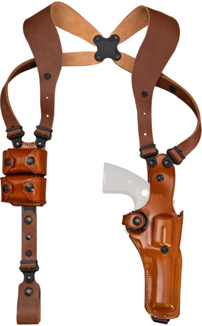 Galco Miami Classic II Shoulder Systems Charter Arms Bulldog Pug .44 2.5in Left Hand Tan - Galco