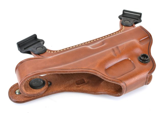 Galco Miami Classic Shoulder Handgun System Leather Holster Right Hand Tan