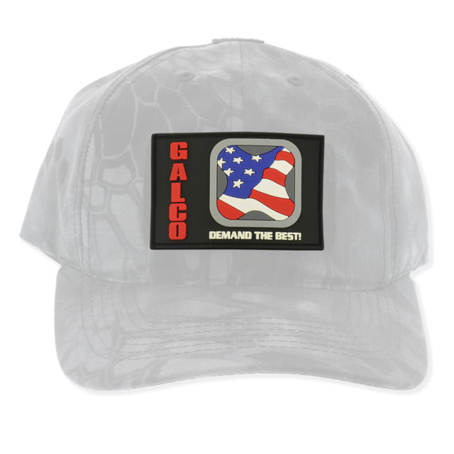 Galco Morale Patch Flag Logo Leather 3.5in x 2in - Galco