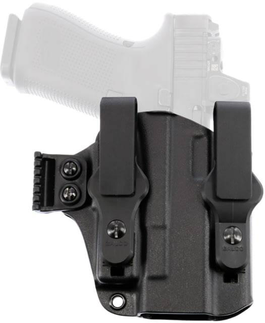 Galco Paragon 2.0 IWB Holster GLOCK 17 Gen 1-5 GLOCK 17 w/wo red dot Right Hand Black - Galco