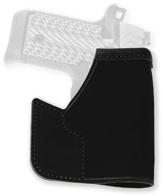 Galco Pocket Protector Handgun Leather Holster SIG Sauer P290 Ambidextrous Plain Black - Galco